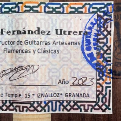 Antonio de Torres 1864 “La Suprema” FE 19 byJuan Fernandez Utrera - amazing sounding classical guitar - check description image 12