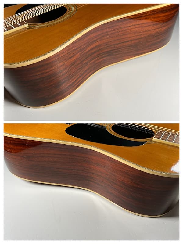 Yamaki YW-25-12 '70s Vintage MIJ 12 Strings Acoustic Guitar Made in Japan  w/Hard Case