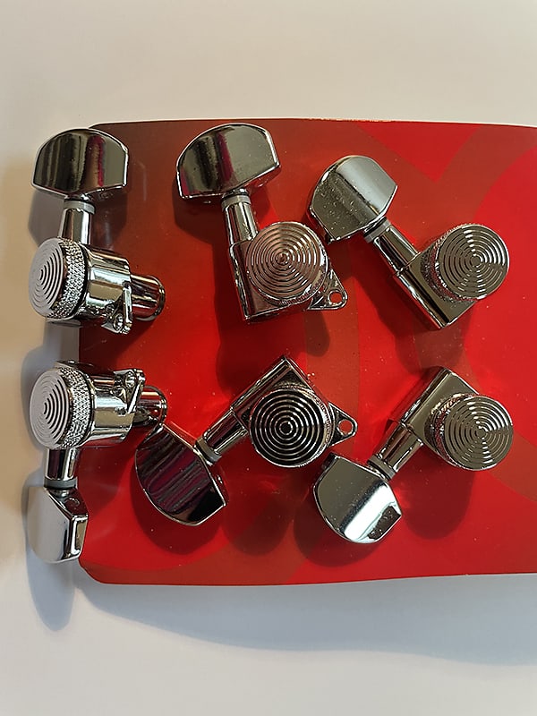 Reverend PinLock Locking Tuners 3x3 2019 Chrome Reverb