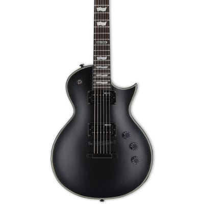 ESP LTD EC-256 6-String Electric Guitar - Black Satin image 5