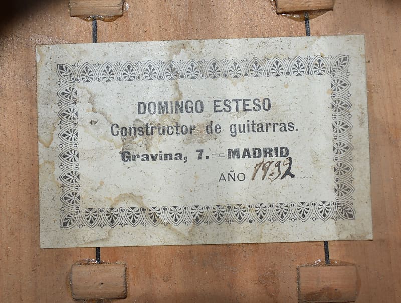 1932 Domingo Esteso Flamenco Guitar image 1