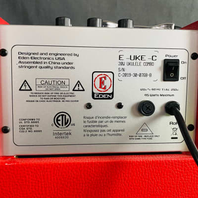 Eden Amplification EUKE 20-Watt Ukulele Amplifier image 6