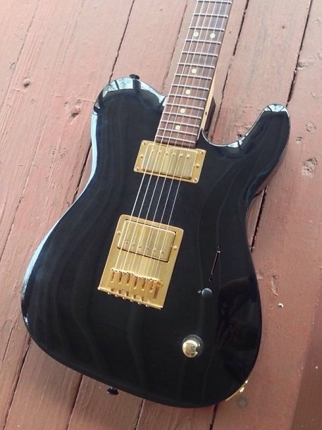 Warmoth Carved Top Telecaster Black