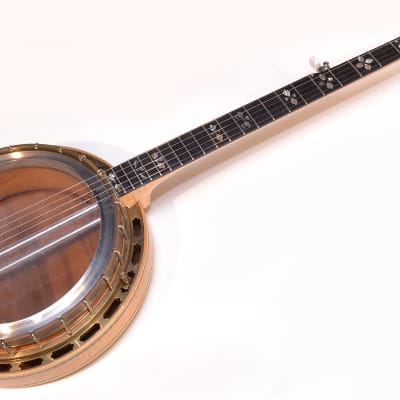 Custom Handmade Vintage Banjo Natural (Possibly Wildwood?) - Pro Setup W/Bag image 1