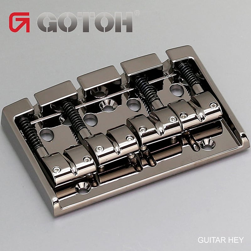 NEW Gotoh 404BO-4 4-String Bass Bridge MULTI TONAL Brass