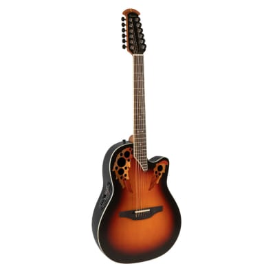 Ovation Pro Series Standard Elite 2758AX-NEB 12str A/E Guitar New England Burst image 2