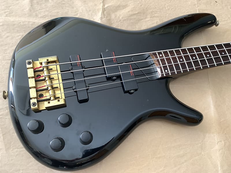 Ibanez SR800LE Soundgear 1990 Black MIJ japan Fujigen active bass guitar VGC