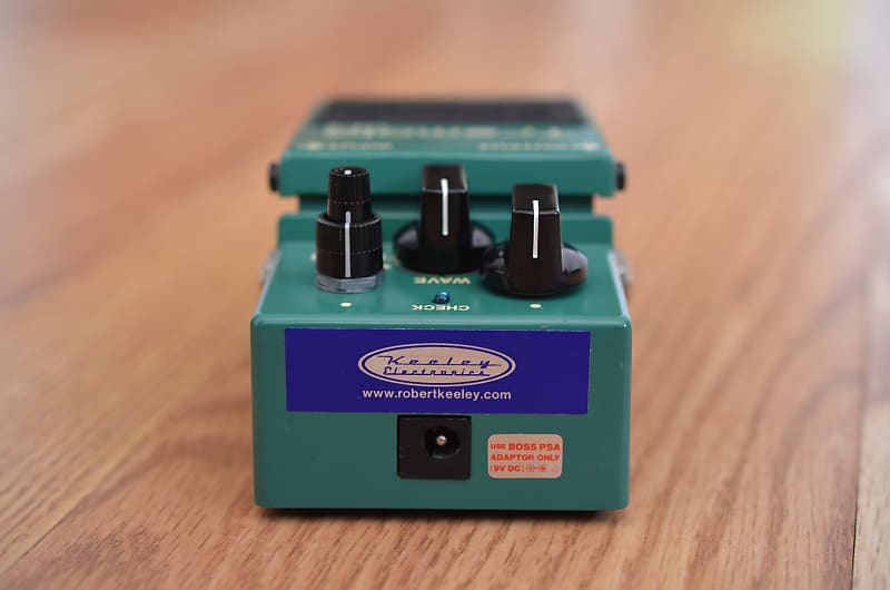Boss TR-2 Tremolo with Keeley Mod Teal | Reverb