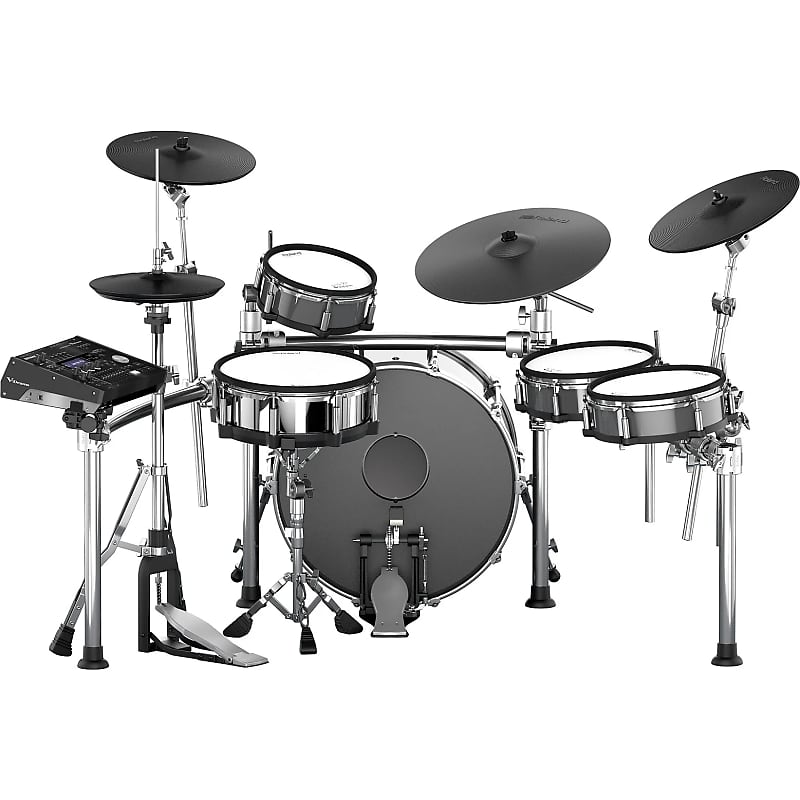 Roland TD-50KV Electronic V-Drum Kit with Mesh Pads & KD-A22 Kick Drum Converter image 1
