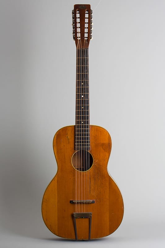 Regal Model 2060 12 String Flat Top Acoustic Guitar (1940s