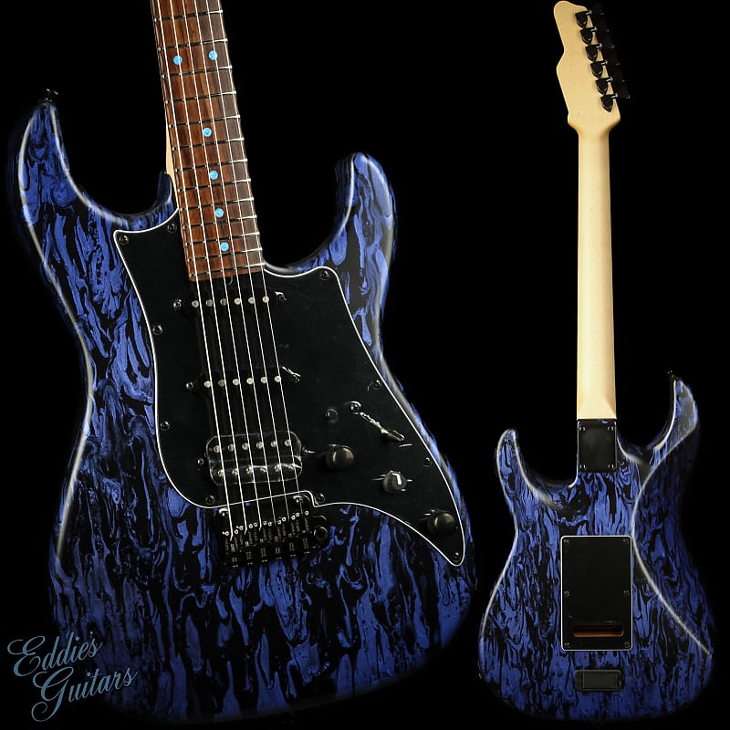 James Tyler Studio Elite HD - See Thru Royal Blue Tint over | Reverb