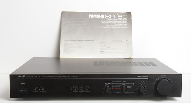 Yamaha SR-50 Vintage Surround Processing Amplifier or Stereo Integrated Amp  - Very Clean