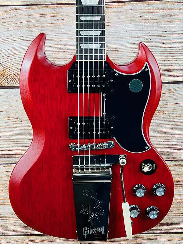 Gibson SG Standard '61 Maestro Vibrola - Vintage Satin Cherry image 1