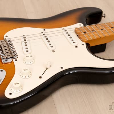 1994 Fender American Vintage '57 Stratocaster Sunburst Near-Mint w/ Hangtags, Case image 6