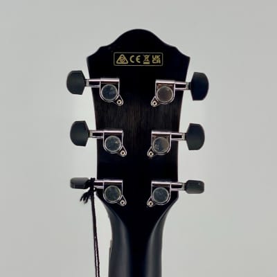 Ibanez AEWC400 Acoustic-Electric Guitar Transparent Black Sunburst Ser# 5B06PW210902316 image 8