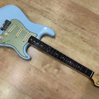Fender Custom Shop Beatle Spec 1961 Relic Stratocaster Electric Guitar Sonic Blue SN: R132829 image 8