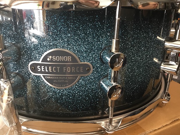 Sonor Select Force blue galaxy Maple snare drum 6.5x14