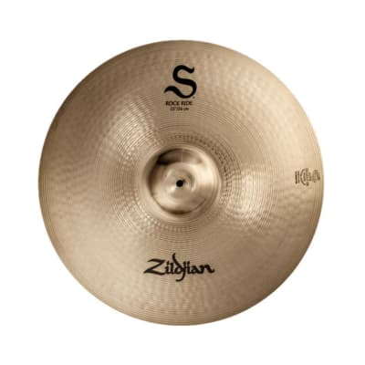 Zildjian S Series 20-Inch Rock Ride Cymbal with High Pitch and Powerful Bell, Maximum Stick Defintion image 2
