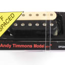 DiMarzio F-spaced Andy Timmons Model AT-1 Black/Creme W/Chrome Poles DP 224