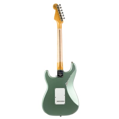 Fender Custom Shop Limited Edition Tomatillo Stratocaster® Special - Relic®, Super Faded Aged Sage Green Metallic image 4
