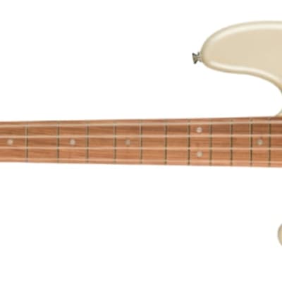 Fender Player Plus Precision Bass Left-Handed 4-String Bass, Olympic Pearl image 2