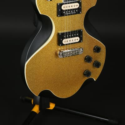 Kraken Janus Supreme Gold Top Unique Design Electric Guitar Sparkle Single Cut LP Style image 4