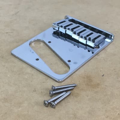 Fender Modern American Gotoh? MIJ 6 Saddle Guitar Bridge Genuine Tele NOS Relic image 8