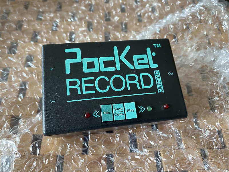 Anatek Pocket Record (DAWless Fun, Hardware Sequencer Portable Looper) 1988  Black