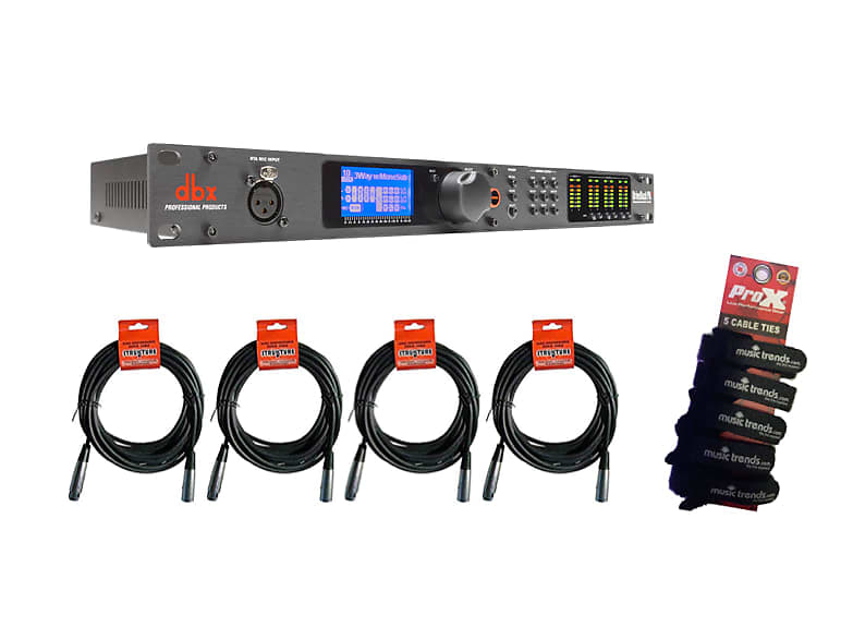 dbx DriveRack PA2 Complete Loudspeaker Management System w/4 XLRs & Cable Wraps image 1