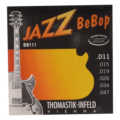 Thomastik-Infeld BB111 Jazz BeBop Nickel Round-Wound Guitar Strings - Extra Light (.11 - .47)