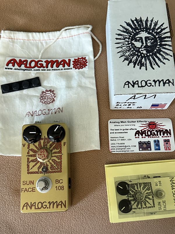 Analogman Sun Face Silicon Fuzz | Reverb