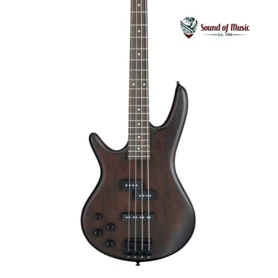 Ibanez Gio GSR200B Left-Handed Bass Guitar - Walnut Flat image 1