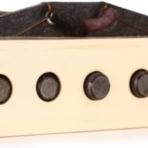 Seymour Duncan Antiquity Texas Hot Middle (RWRP) Strat Single Coil Pickup - Aged White image 6