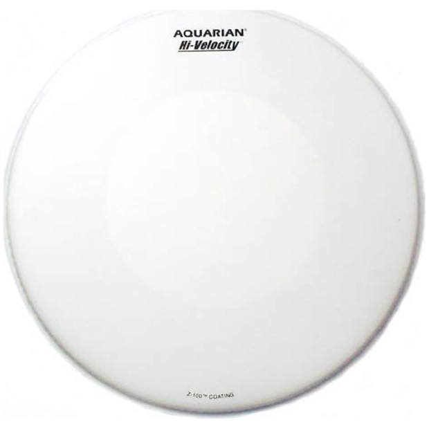 Aquarian VEL14-U 14" Hi-Velocity Texture White Coated Drum Head image 1