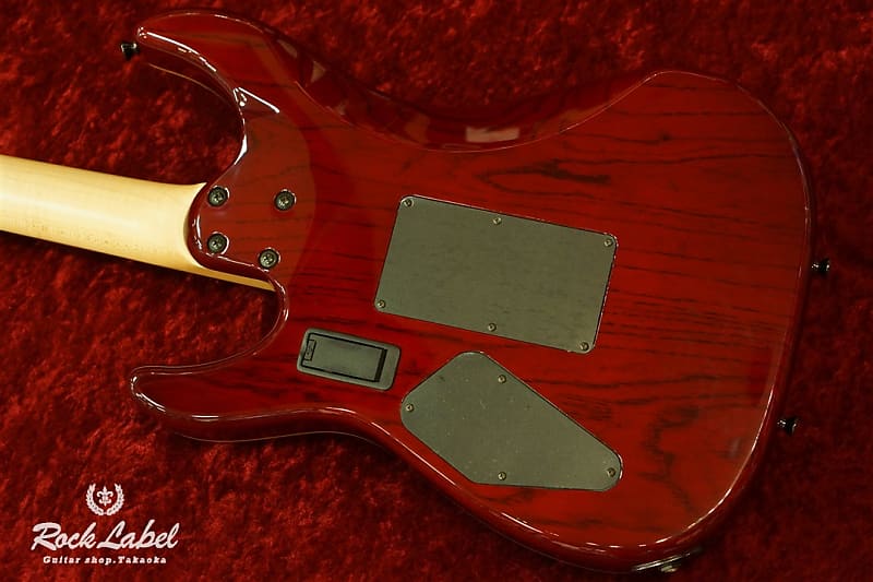 MIJ Schecter NV-4-24-FM/AS-LTD See Thru Red Sunburst w/ free