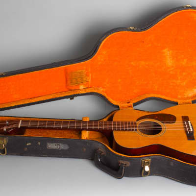 Guild  F-20NT Flat Top Acoustic Guitar (1967), ser. #AG-2111, original black hard shell case. image 10
