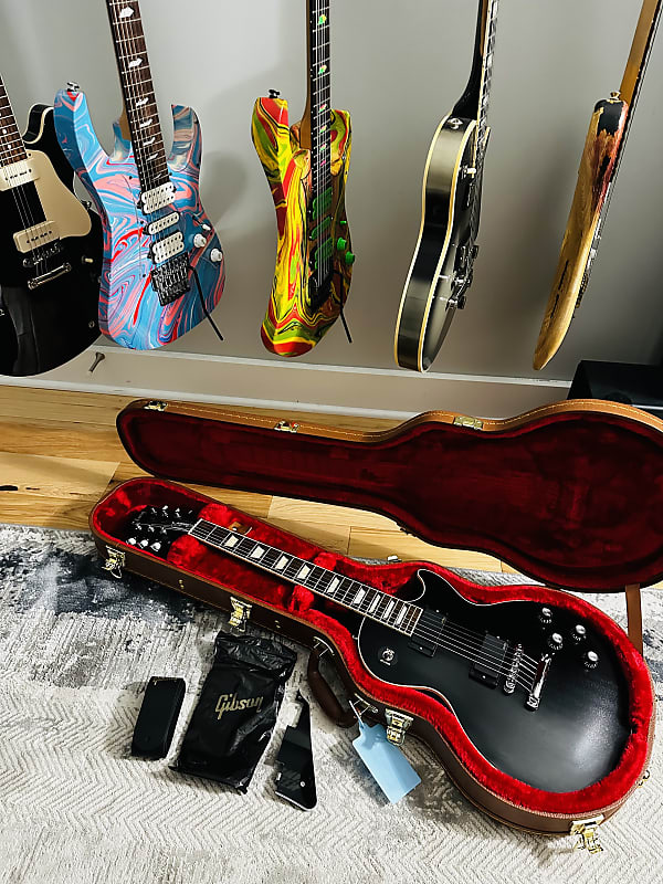Gibson Les Paul Trad Pro V 2020 Satin Black w/Zakk Wylde Reverb
