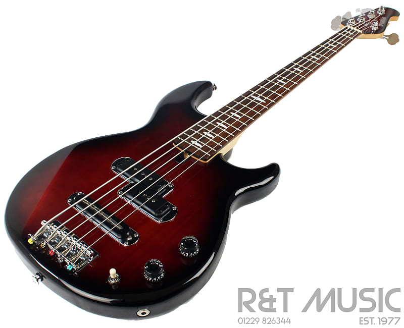 Yamaha BB415 5 String Bass Guitar in Wine Red