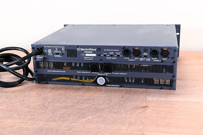 ☆Electro-Voice P2000 稀少パワーアンプ EV EVI-AUDIO正規品