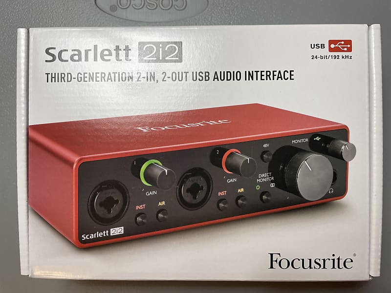Focusrite Scarlett 2i2 3rd Gen USB Audio Interface UNOPENED image 1