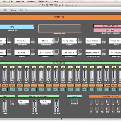 Virtual SOUND CANVAS editor / programmer - Roland SC-88 PRO