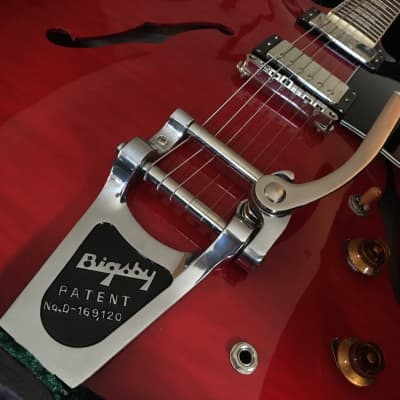 Tokai ES 178 Bigsby Made in Japan 2018 Red (semi hollow Gibson ES 335 style) image 3
