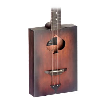 4 String Cigar Box Acoustic Guitar with Gig Bag - Cask Firkin Model - J. Neligan image 3