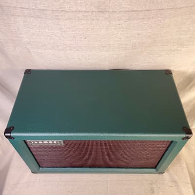 Moon Custom Cabinetry 2x12 Guitar Cabinet Callisto Variant 2024 British Emerald Green 150W Eminence Speaker image 4