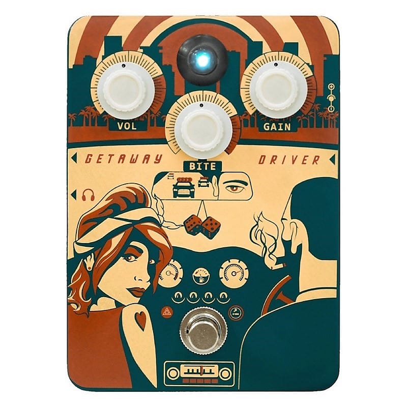 Orange Getaway Driver Overdrive Cab Sim Pedal Reverb UK