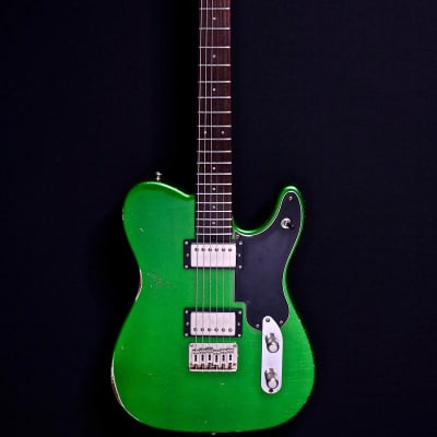 Shabat Guitars - Lion HB -  Candy Apple Green image 2