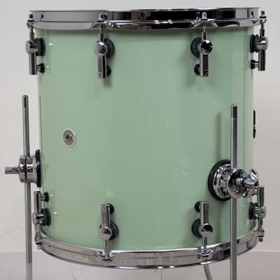 Sonor 18/12/14" SQ2 Vintage Maple Drum Set - High Gloss Pastel Green image 18