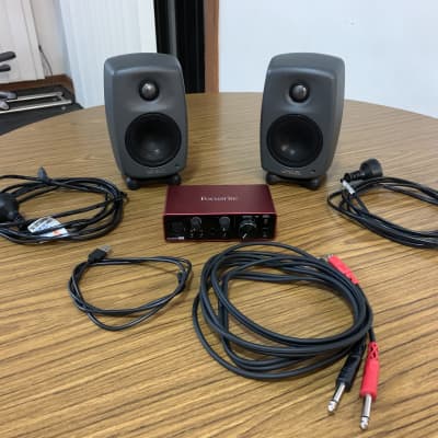 Genelec 6010A Studio Monitors and Focusrite Scarlett 3rd Gen Solo