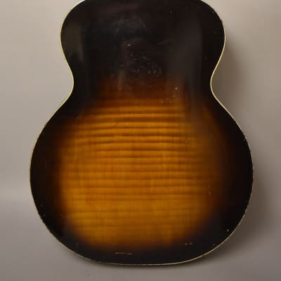 1950s-60s Harmony H1215 Archtop Tenor Guitar Sunburst image 3