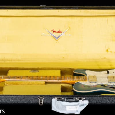 Fender Custom Shop 1972 Thinline Telecaster Custom Relic Aged Blue Floral (369) image 7
